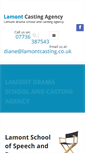 Mobile Screenshot of lamontcasting.co.uk